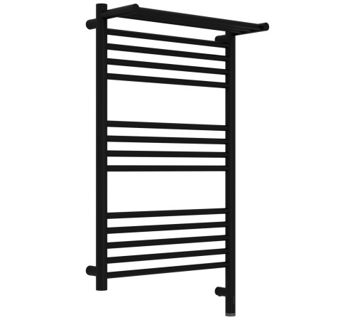 Полотенцесушитель электрический Сунержа Богема 3.1 с 1 полкой 50х80 см правый черный матовый 31-6007-8050