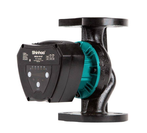 Насос циркуляционный энергосберегающий Shinhoo MEGA 40-10F фланцевый 220 В 71121006