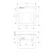 Встраиваемая LED подсветка (черный матовый) W1154108