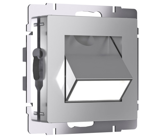 Поворотная встраиваемая LED подсветка Turn (серебряный) W1154706