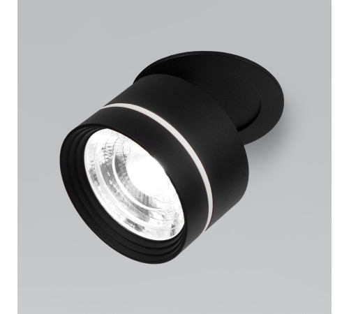 Встраиваемый поворотный светодиодный светильник 8W 4200K чёрный 25035/LED