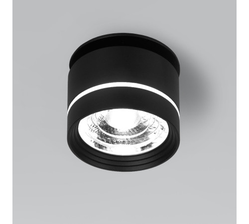 Встраиваемый поворотный светодиодный светильник 8W 4200K чёрный 25035/LED