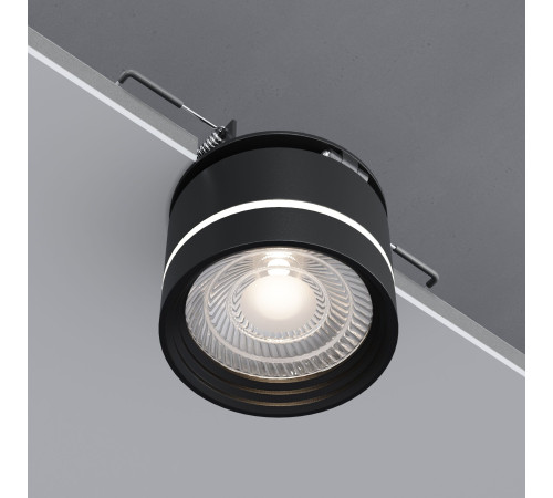 Встраиваемый поворотный светодиодный светильник 8W 4200K чёрный 25035/LED