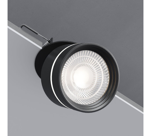 Встраиваемый поворотный светодиодный светильник 8W 4200K чёрный 25035/LED
