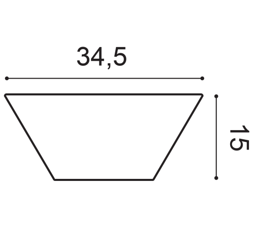 3D стеновая панель Orac Decor Trapezium 150 x 150 мм W101