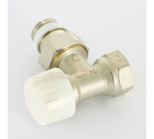 Вентиль термостатический Simplex угловой 1/2 с преднастройкой никель F34004