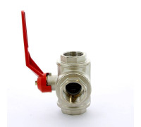 Кран шаровой Itap трехходовой L-порт ВВ рычаг 1 1/2 1280112