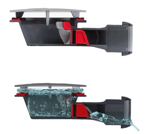 Сифон для душевого поддона Wirquin Slim+ 90 мм сухой затвор 30723365