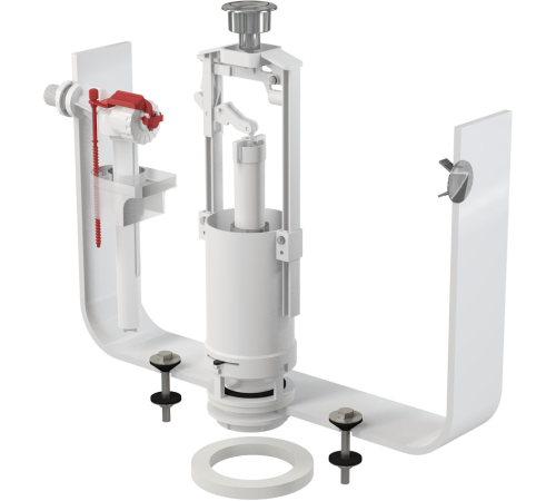 Выпускной комплект Alca plast со стоп-кнопкой и впускным механизмом 1/2 CHROM SA2000 1/2 CHROM