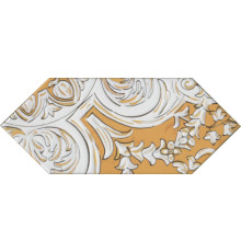 Декор Kerama Marazzi Алмаш жёлтый глянцевый 14х34 см HGD\B514\35000