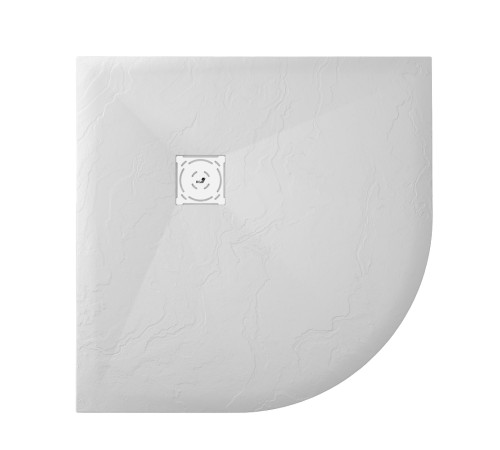 Душевой поддон полукруглый RGW ST/R-W 1000x1000 мм белый искусственный камень 16153100-01