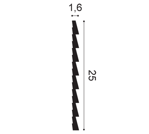 3D стеновая панель Orac Decor WX204-2600 RIPPLE WX204-2600