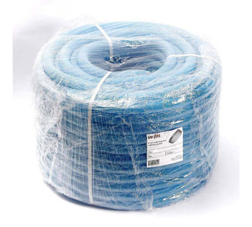 Труба гофрированная Uni-Fitt синяя 25 мм для труб 16-20 мм бухта 50 м 583B2505