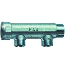 Коллектор нерегулируемый FAR 1 ВР-НР 2 отвода 1/2 НР межосевое расстояние 50 мм FK 3625 112