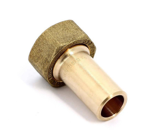 Вставка с накидной гайкой бронза Viega Sanpress 18х3/4 338510