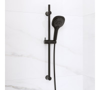 Душевой комплект Laparet лейка и шланг 3 режима черный N2840920LPT