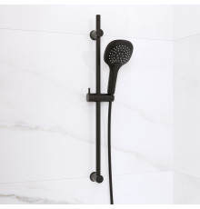 Душевой комплект Laparet лейка и шланг 3 режима черный N2840920LPT