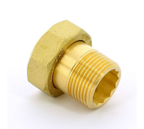 Соединение Viega НВ 1 с накидной гайкой и плоской прокладкой бронза 320256