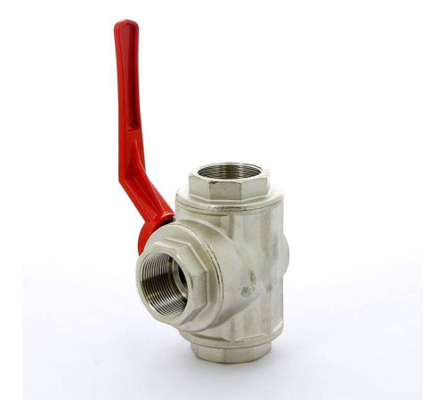 Кран шаровой Itap трехходовой L-порт ВВ рычаг 1 1/2 1280112