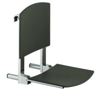 Сиденье для душа складное Keuco Plan Care темно-серый/хром 34981 010037