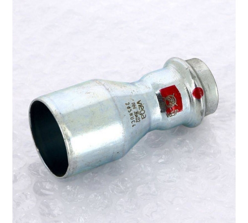 Муфта-вставка пресс из оцинкованной стали Viega Prestabo 35х22 мм 558550