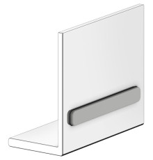 Ручка для зеркального шкафа Keuco Somaris самоклеящаяся хром 14590 010100