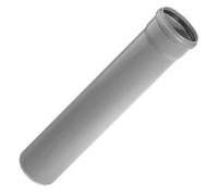 Труба канализационная раструбная Uponor Decibel 50x2.0 мм 2 м ПП серая 1051096