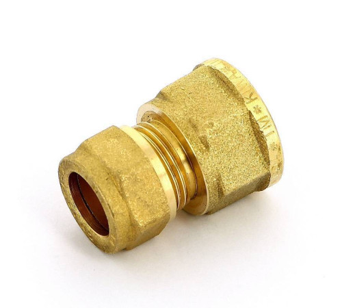 Муфта обжимная Tiemme 1100 12 мм х 3/8 ВР латунная 1000128