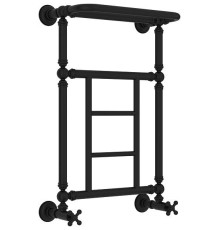 Полотенцесушитель водяной Сунержа Ренессанс 400x660 мм матовый черный 31-0282-6640