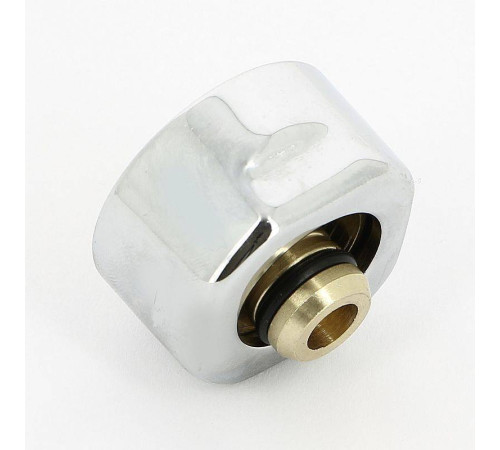 Соединитель для металлопластиковой трубы Carlo Poletti 16.2х2.6 мм хром A58513B