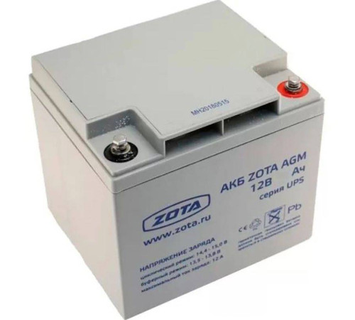 Аккумуляторная батарея ZOTA AGM 65-12 65 Ач 12 В AB3481100065