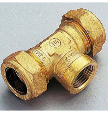 Тройник обжимной Tiemme 18х1х28 мм внутренняя резьба 1000127
