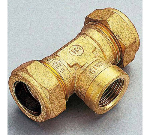 Тройник обжимной Tiemme 18х1х28 мм внутренняя резьба 1000127