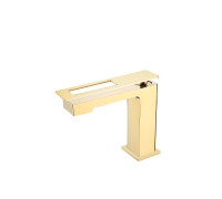 Смеситель для раковины Boheme Q золото 141-GG