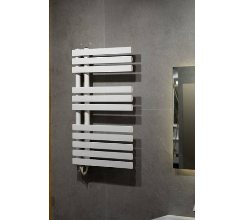 Полотенцесушитель электрический Boheme Venturo 50х9.5х89.8 см белый матовый 721-MW