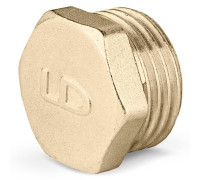 Заглушка LD Pride латунная 1/2 наружная резьба LD.65.505.15
