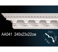 Карниз потолочный Perfect AA041 полиуретановый с рисунком AA041