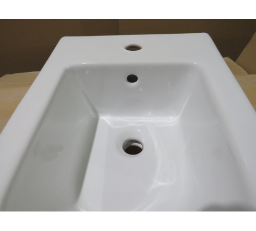 Биде подвесное GSI Kube X 550x360 мм с отверстием под смеситель без крепежа 9465111