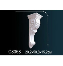 Консоль декоративная из полиуретана Perfect C8058