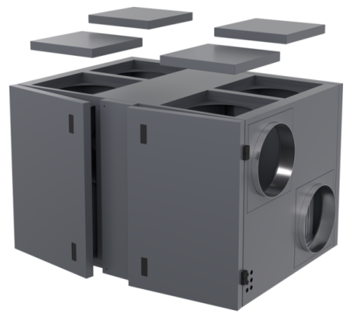 Приточно-вытяжная установка Zilon ZPVR-N 1200 UEL EC A