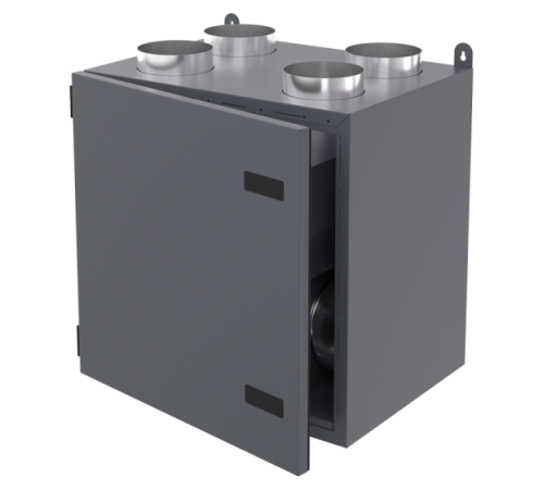 Приточно-вытяжная установка ZILON COMPACTAIR ZPVR-N 700 VE EC вертикальная с роторным рекуператором ZPVR-N 700 VE EC