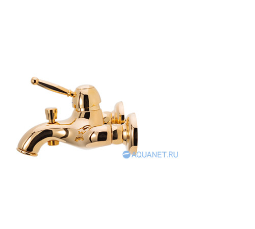 Смеситель для ванны Paffoni Giorgia короткий излив золото глянец GI022GF