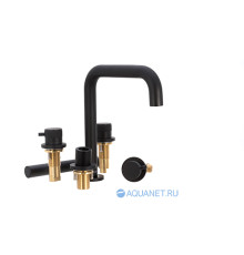 Смеситель на борт ванны Allen Brau Priority излив 190 мм черный матовый 5.31007-31