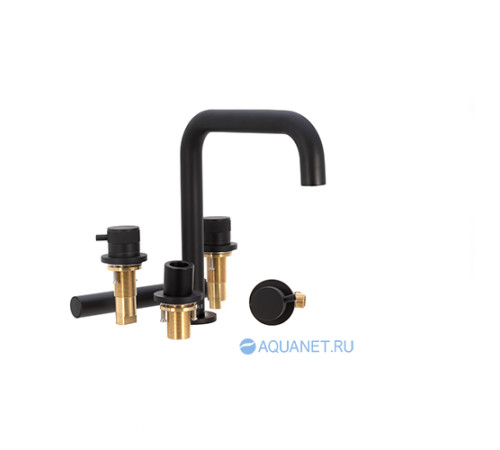 Смеситель на борт ванны Allen Brau Priority излив 190 мм черный матовый 5.31007-31