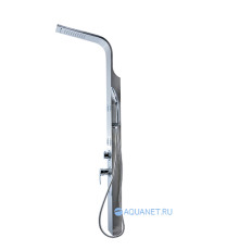 Душевая панель Aquanet Galaxy Matt с водопадом и 6 форсунками матовый хром 00209998