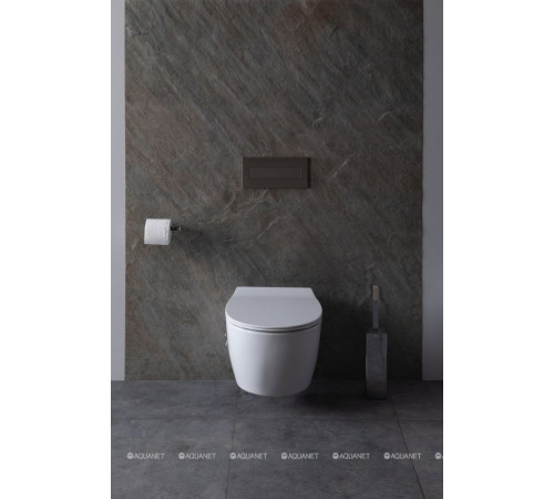 Унитаз подвесной Allen Brau FANTASY Rimless с гигиеническим душем 510x363 мм белый 4.11HC1.20