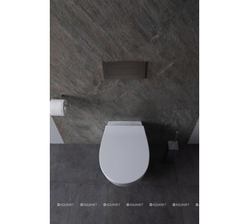 Унитаз подвесной Allen Brau FANTASY Rimless с гигиеническим душем 510x363 мм белый 4.11HC1.20