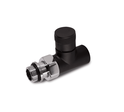 Клапан запорный прямой SR Rubinetterie Tondera 1/2 черный матовый 0672-1500VC0S