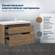 Тумба с раковиной Aquanet Nova Lite 2.0 90 R 2 ящика дуб рустикальный 00365928