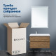 Тумба под раковину Aquanet Nova Lite 2.0 100 L 2 ящика дуб рустикальный 00346320